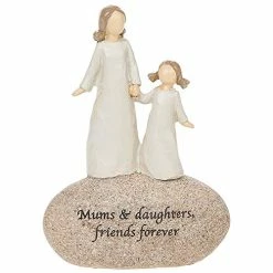 Joe Davies Shudehill Giftware Mums And Daughters Friends Forever Sentimental Pebble Figure