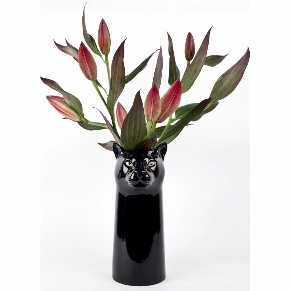 Budget 🔥 Quail Ceramics Panther Flower Vase 🎉 3 Quail Ceramics Panther Flower Vase