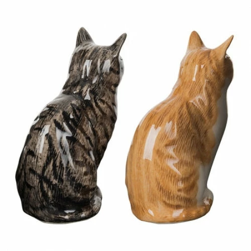 Buy ๐งจ Quail Ceramics Patience & Squash Cat Salt & Pepper Shakers ๐ 4 Quail Ceramics Patience & Squash Cat Salt & Pepper Shakers