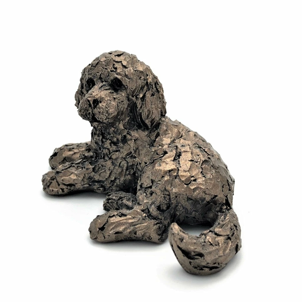 Discount β€οΈ Frith Sculptures Frith Miniature Cockapoo Laying Down Pickwick In Cold Cast Bronze Made In UK 𧨠4 Frith Sculptures Frith Miniature Cockapoo Laying Down Pickwick In Cold Cast Bronze Made In UK