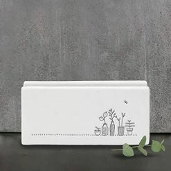 East Of India Porcelain Letter Rack Flower Pots & Vase Design