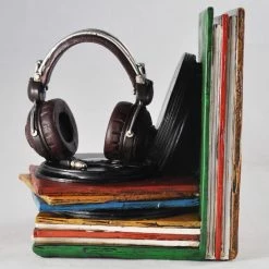 Fiesta Studios Record Player And Vinyl Shelf Tidy Bookends