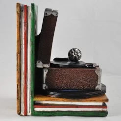 Fiesta Studios Record Player And Vinyl Shelf Tidy Bookends