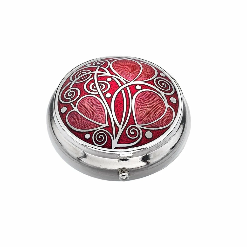 Best reviews of β Sea Gems Red Celtic Swirls Design Enamel & Silver Plated Pill Box π 3 Sea Gems Red Celtic Swirls Design Enamel & Silver Plated Pill Box