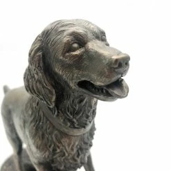 Fiesta Studios Standing Retriever Figure Cold Cast Bronze By Beauchamp Bronze