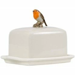 Quail Ceramics Robin Butter Dish