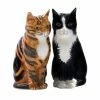 Quail Ceramics Reuben & Sparky Cat Salt & Pepper Shakers