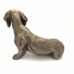 Frith Sculptures Frith - Rudi Sitting Dachshund Dog Sculpture By Harriet Dunn