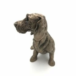 Frith Sculptures Frith - Rudi Sitting Dachshund Dog Sculpture By Harriet Dunn