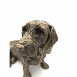 Frith Sculptures Frith - Rudi Sitting Dachshund Dog Sculpture By Harriet Dunn