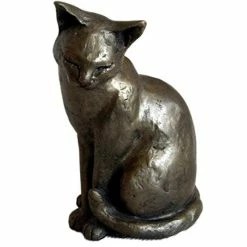 Frith - Maisie Sitting Cat Sculpture By Paul Jenkins