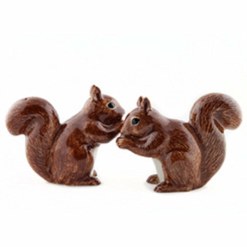 Brand new π― Quail Ceramics Red Squirrel Salt & Pepper Shakers π 6 Quail Ceramics Red Squirrel Salt & Pepper Shakers