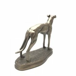 Fiesta Studios Standing Greyhound Figure Cold Cast Bronze By Beauchamp Bronze