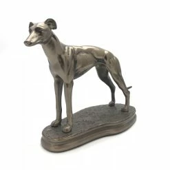 Fiesta Studios Standing Greyhound Figure Cold Cast Bronze By Beauchamp Bronze