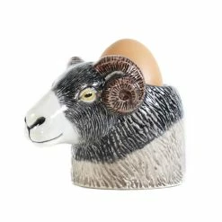 Quail Ceramics Swaledale Sheep Face Egg Cup