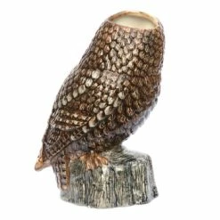 Quail Ceramics Tawny Owl Flower Vase