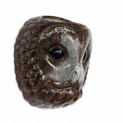 Quail Ceramics Tawny Owl Wall Vase