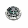 Best deal π Sea Gems Thistle Design On Black Background Enamel & Silver Plated Pill Box β 1 Sea Gems Thistle Design On Black Background Enamel & Silver Plated Pill Box