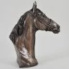 Fiesta Studios Horse Head Figure By David Geenty Signed Cold Cast Bronze Thoroughbred