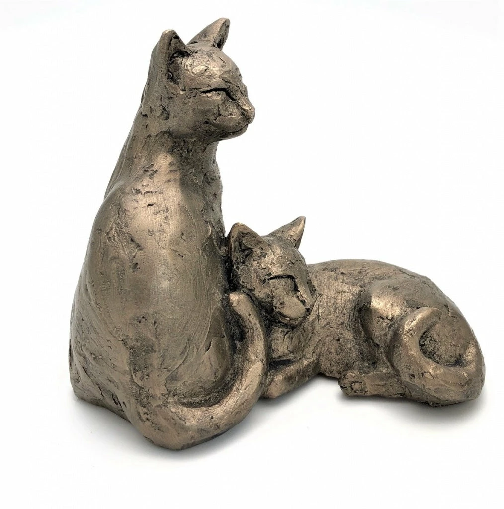Best Sale π Frith Sculptures Frith Double Cat Sculpture Toby & Poppy By Paul Jenkins Made In UK π₯ 4 Frith Sculptures Frith Double Cat Sculpture Toby & Poppy By Paul Jenkins Made In UK