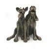 Frith - Tom And Fred Double Dog Sculpture By Harriet Dunn Frith Sculptures