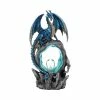Nemesis Now Frostwing's Gateway Blue Dragon Crystal Light Up Ornament Figurine