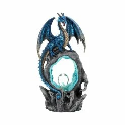 Nemesis Now Frostwing's Gateway Blue Dragon Crystal Light Up Ornament Figurine