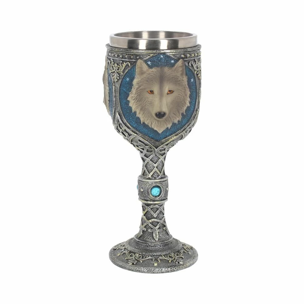 Deals โจ Lone Wolf Goblet By Nemesis Now ๐ 4 Lone Wolf Goblet By Nemesis Now