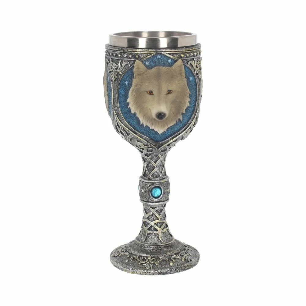 Deals โจ Lone Wolf Goblet By Nemesis Now ๐ 3 Lone Wolf Goblet By Nemesis Now