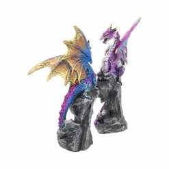 Nemesis Now Realm Protectors Figurines Set Of Two Dragon Gem Ornaments