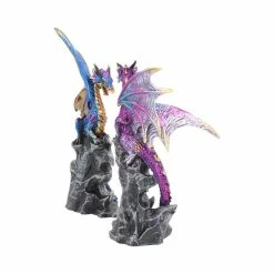 Nemesis Now Realm Protectors Figurines Set Of Two Dragon Gem Ornaments