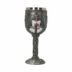 Templars Knight Goblet, Medieval Cup By Nemesis Now