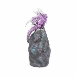 Nemesis Now Purple Dragon Crystal Light Up Ornament Amethyst Crystal Guard