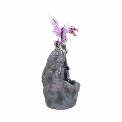 Nemesis Now Purple Dragon Crystal Light Up Ornament Amethyst Crystal Guard