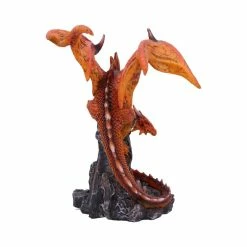 Burnt Orange Dragon Ornament Mikan By Nemesis Now