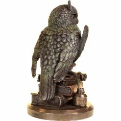 Owl On Books Figure Ulula By Nemesis Now