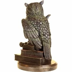 Owl On Books Figure Ulula By Nemesis Now