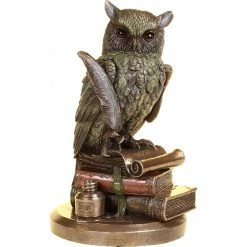 Owl On Books Figure Ulula By Nemesis Now