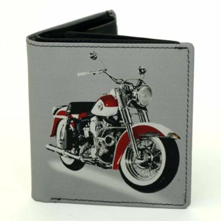 Cheap π Golunski Retro Gents Leather Wallet With Motorbike Design π 3 Golunski Retro Gents Leather Wallet With Motorbike Design
