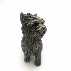 Fiesta Studios West Highland Terrier Dog Figure Cold Cast Bronze Westie