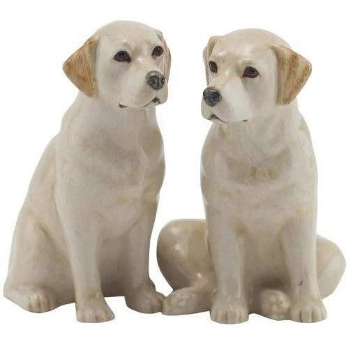 Outlet ๐ฅฐ Quail Ceramics Golden Labrador Salt & Pepper Shakers โค๏ธ 3 Quail Ceramics Golden Labrador Salt & Pepper Shakers