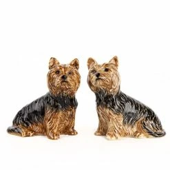 Quail Ceramics Yorkshire Terrier Salt & Pepper Shakers