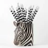Quail Ceramics Zebra Pencil Pot