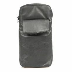 Black Leather Glasses Case By Golunski